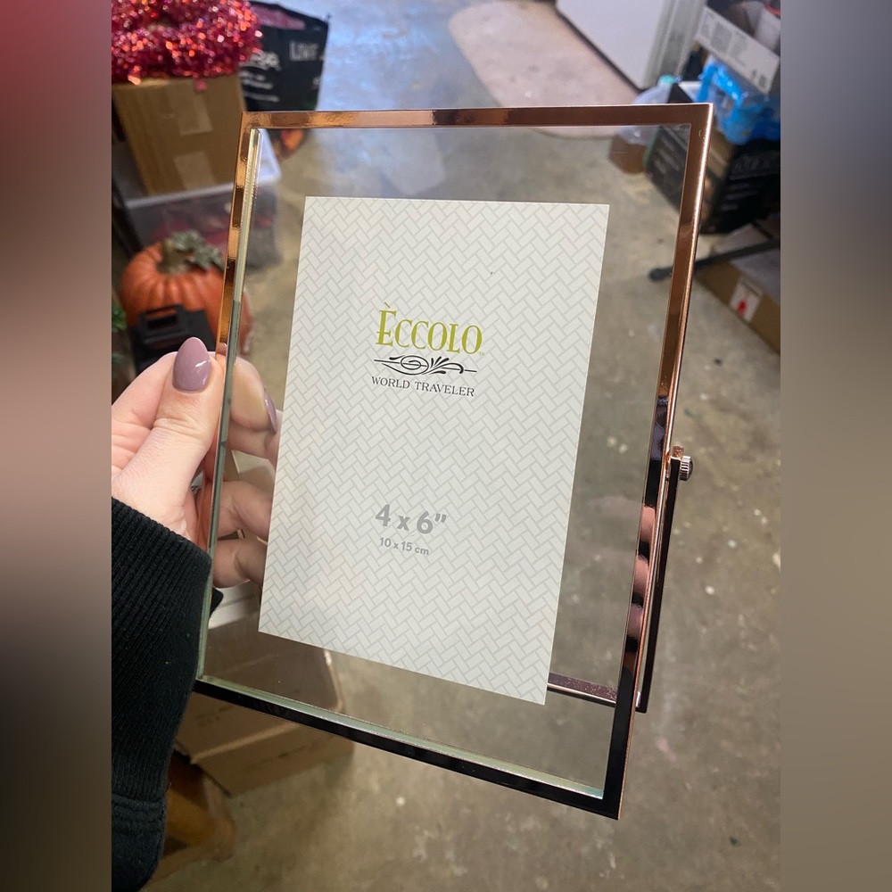 Rose Gold Floating Frames